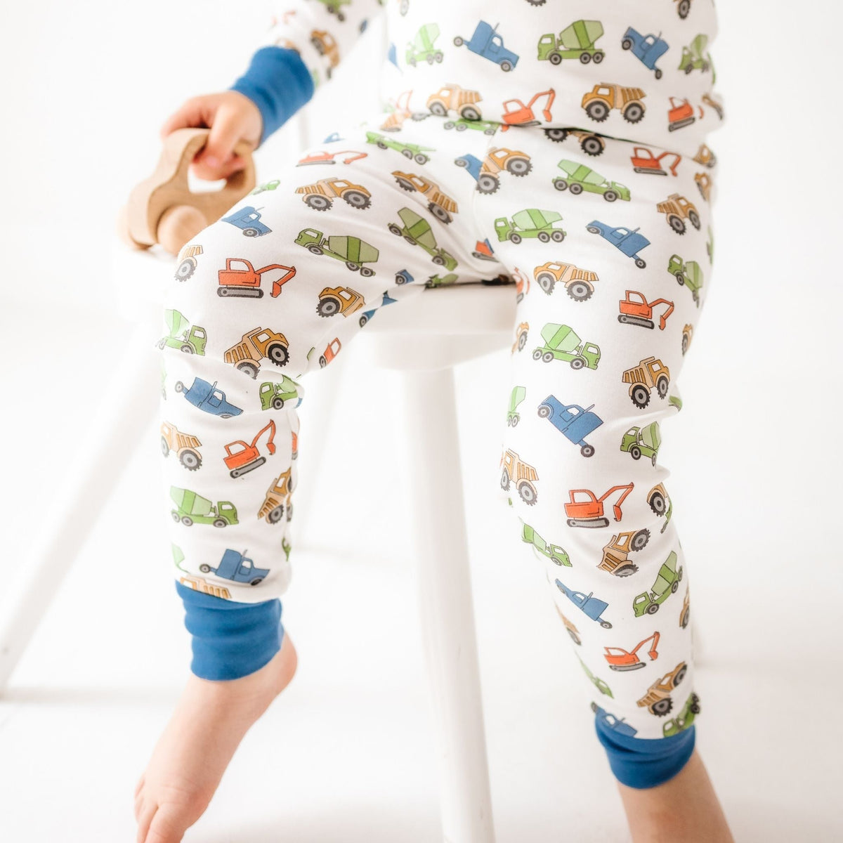 Work Zone Long Pajamas - Magnolia BabyLong Pajamas