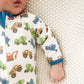 Work Zone Zip Footie - Magnolia BabyFootie