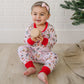 Yappy Christmas Big Kid Long Pajamas - Pink - Magnolia BabyLong Pajamas
