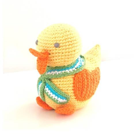 Yellow Duck Baby Rattle - Magnolia BabyRattle