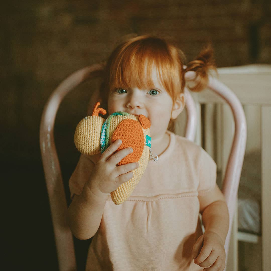 Yellow Duck Baby Rattle - Magnolia BabyRattle