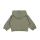 Zip Front Fleece Hooded Jacket - Olive - Magnolia BabyJacket